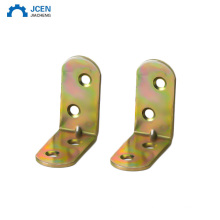 Custom brass right angle work corner brackets